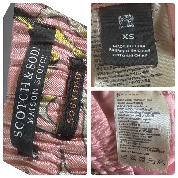 Scotch & Soda Printed Color-Block Pants - Picture 8 of 11